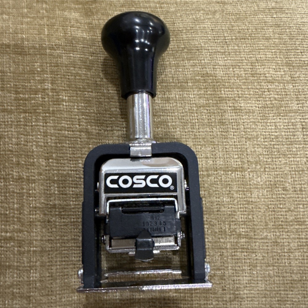 Cosco Automatic Numbering Machine Self-Inking Stamper