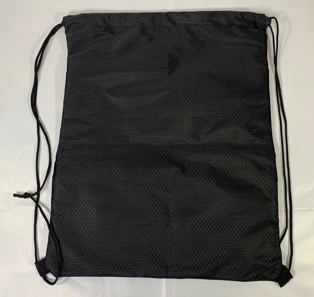 Panda Drawstring Gym Tote Bag Black