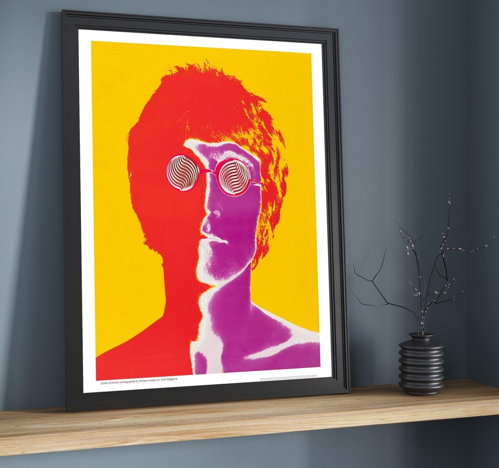 John Lennon - Psychedelic Poster Five Print - Posters or Three Frame Options