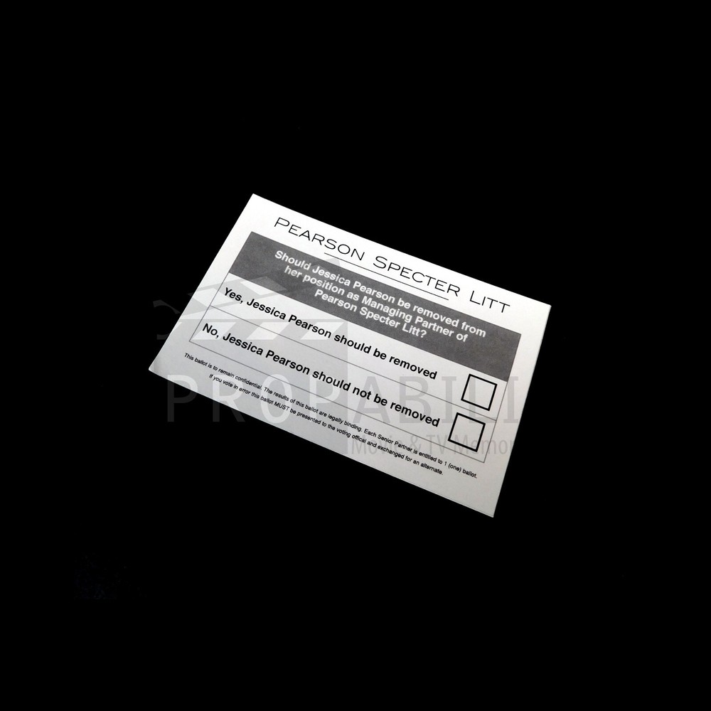 SUITS Three TV Prop Items Original TV Props (BIN006)