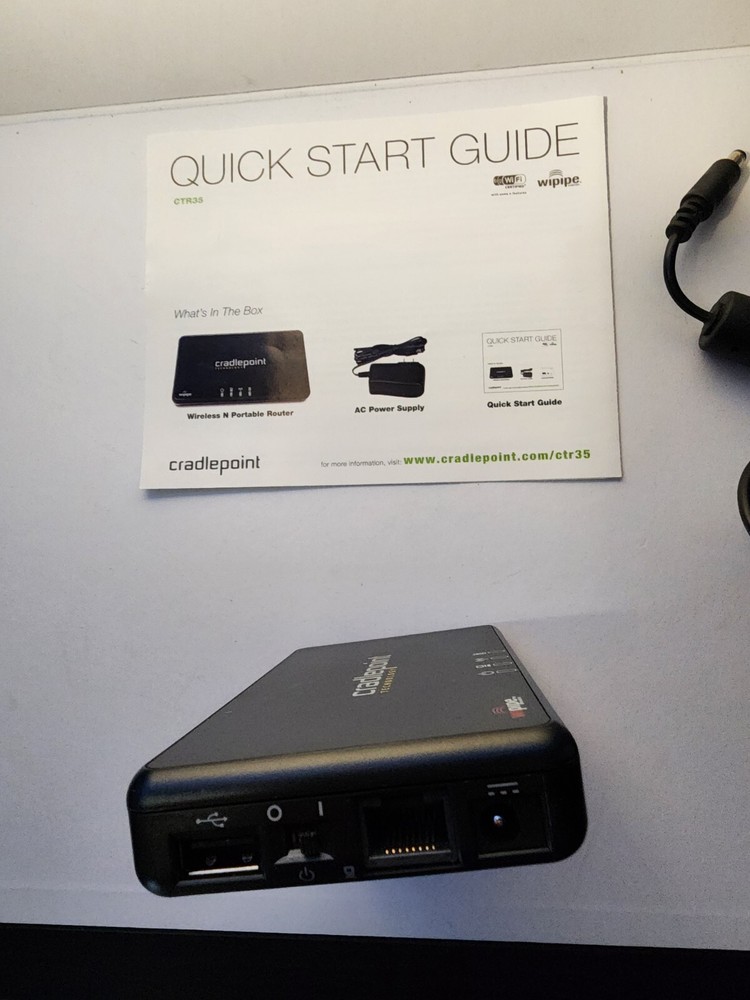 Cradlepoint Wireless Router Tested Works Ctr35 Portable