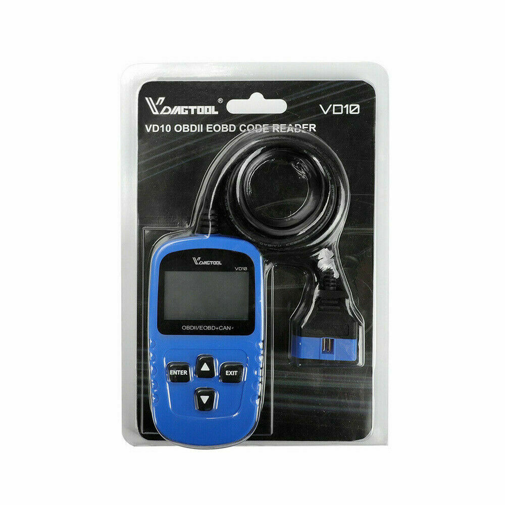 VDIAGTOOL VD10 OBD2 Scanner Code Reader Turn Off CEL Freeze Frame/I/M Readiness