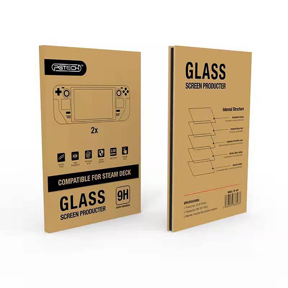Tempered Film Screen Protector Light Anti-Drop 2PCS For Steam Deck
