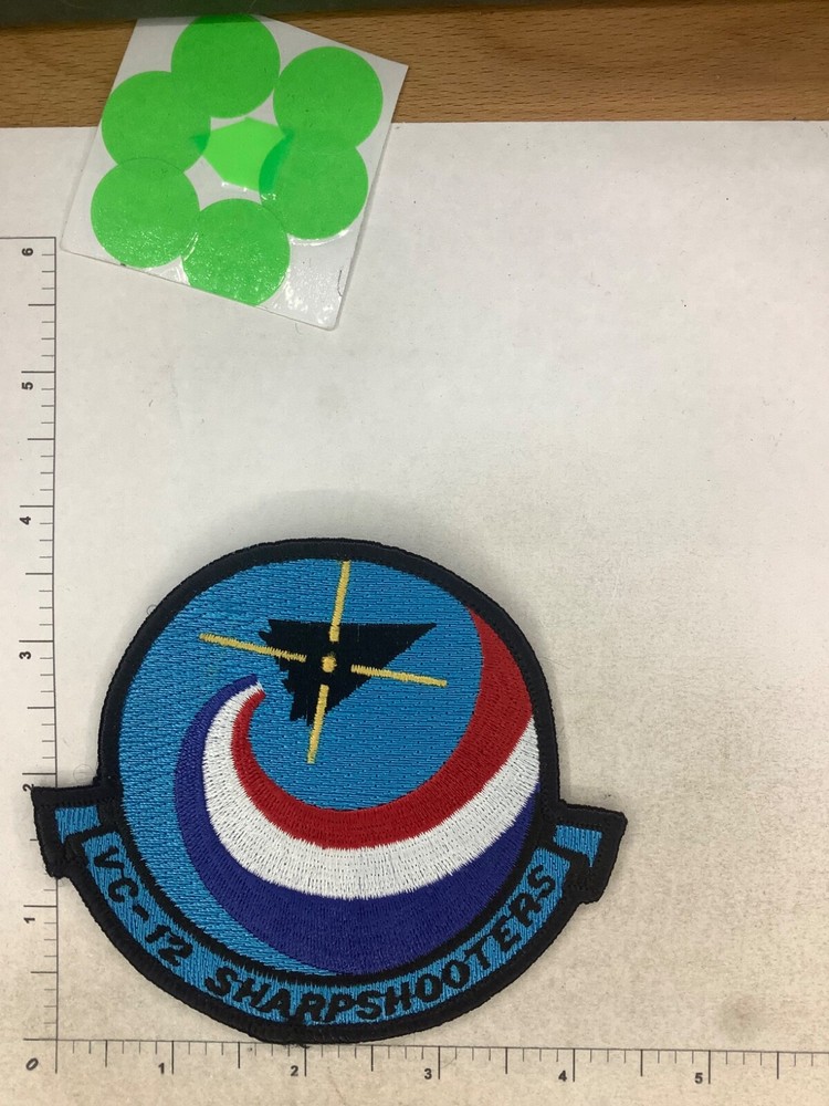 US NAVY VC-12 SHARPSHOOTERS SQUADRON PATCH