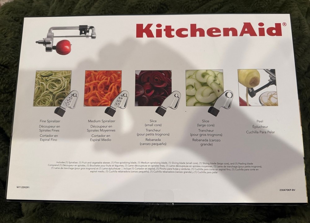 KitchenAid Spiralizer Attachment