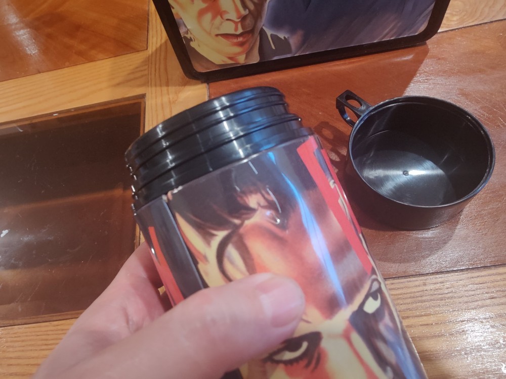 NECA Frankenstein LUNCHBOX WITH THERMOS! 2001 Metal