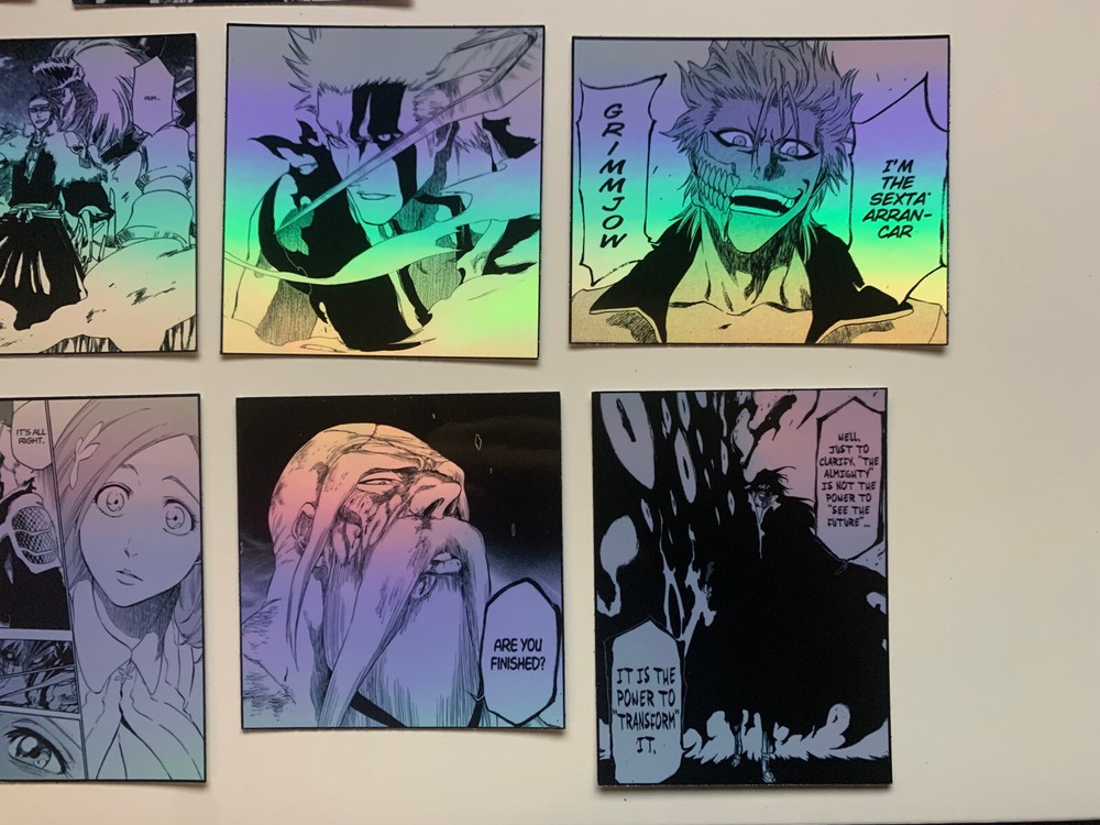 Manga Panel Bleach Sticker Bundle - Anime Loptop Stickers