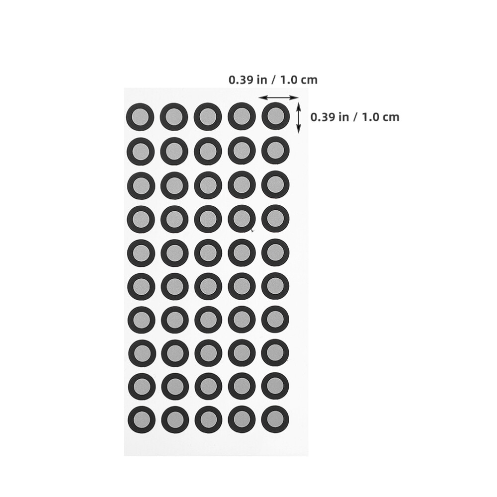 5 Sheets Marking Stickers 3D Scanner Reference Points Markers for 3D Scanning