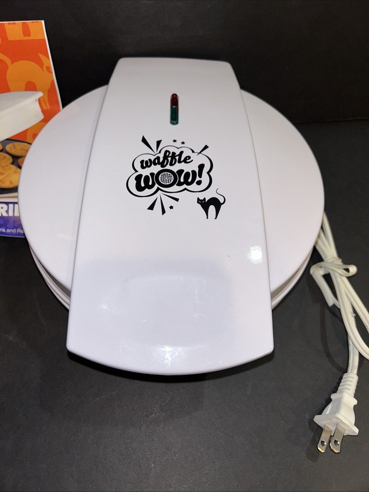 Waffle Wow Halloween Waffle Maker - 7 Designs - Electric Nonstick Waffle Iron