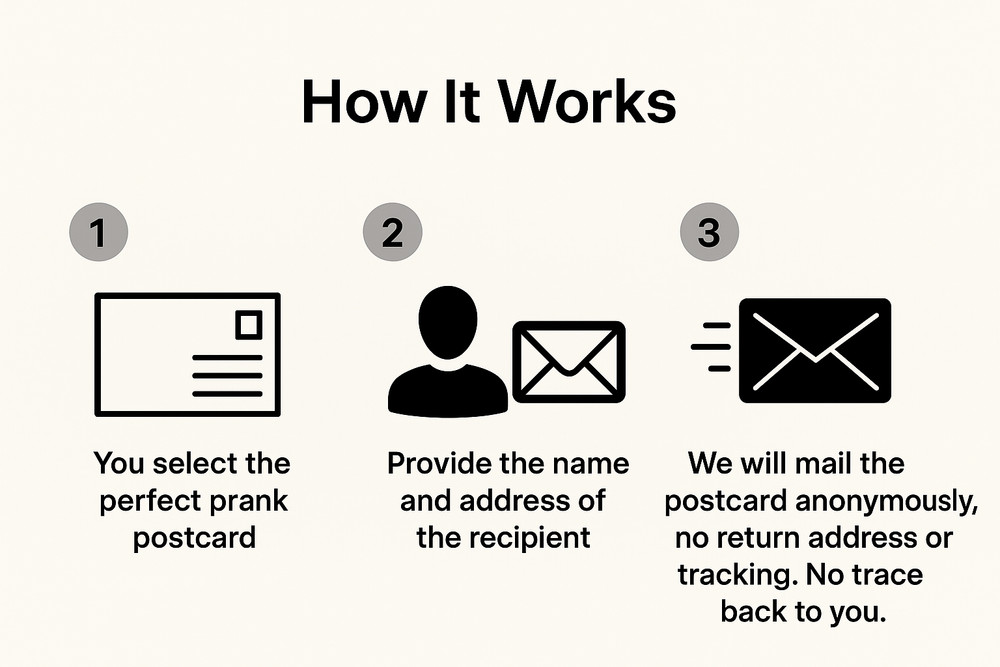 STD Results Prank Postcard - Sent Anonymously To Victim