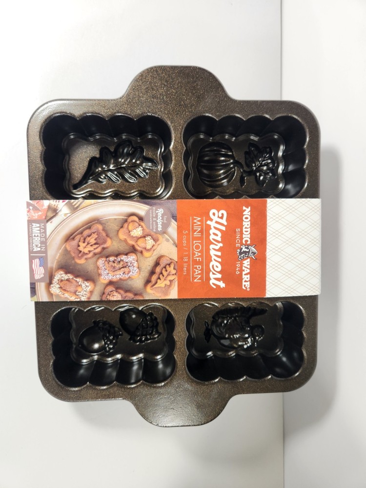 Nordic Ware Harvest Mini Loaf Pan