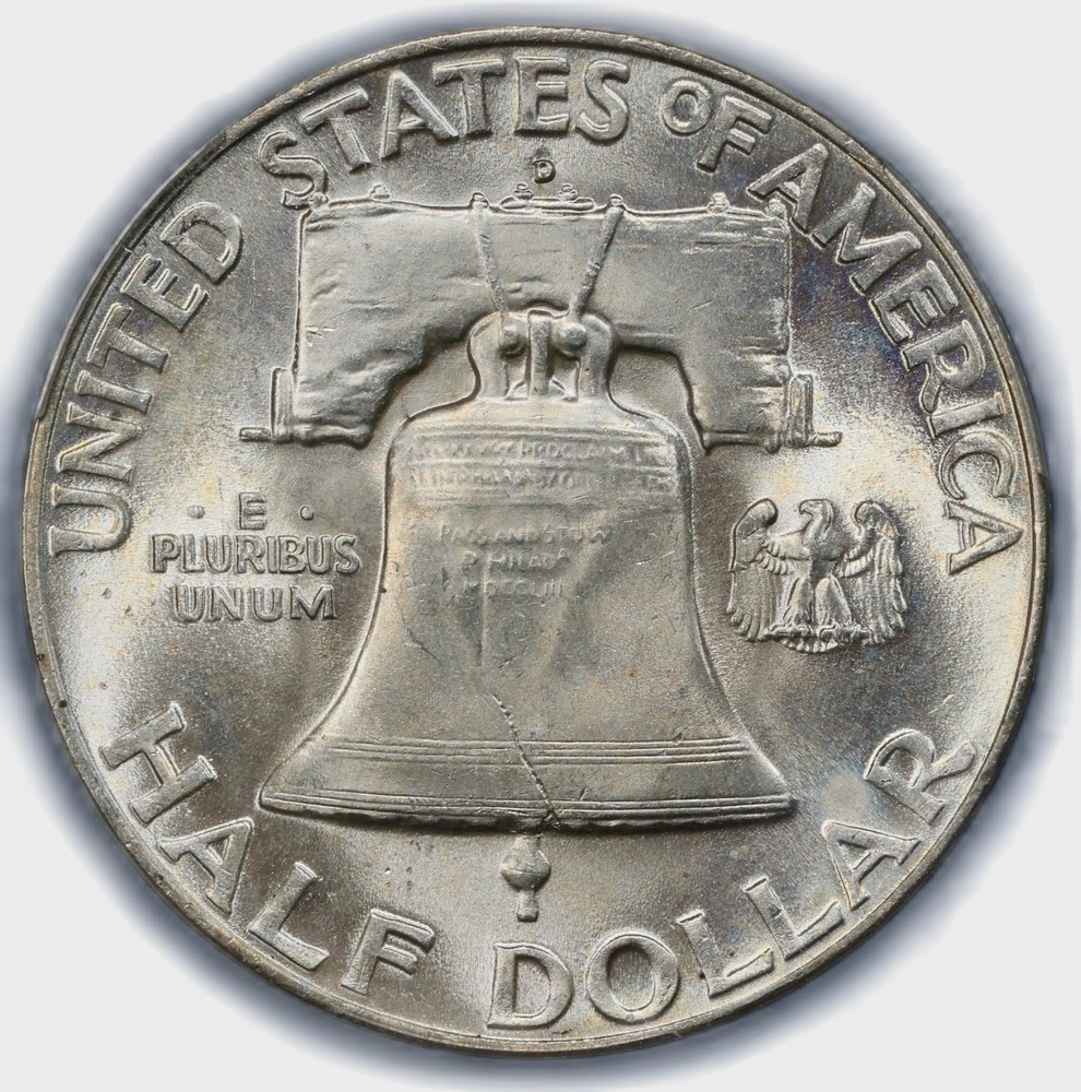 1951-D Franklin Half Dollar, Silver 50c PCGS MS64