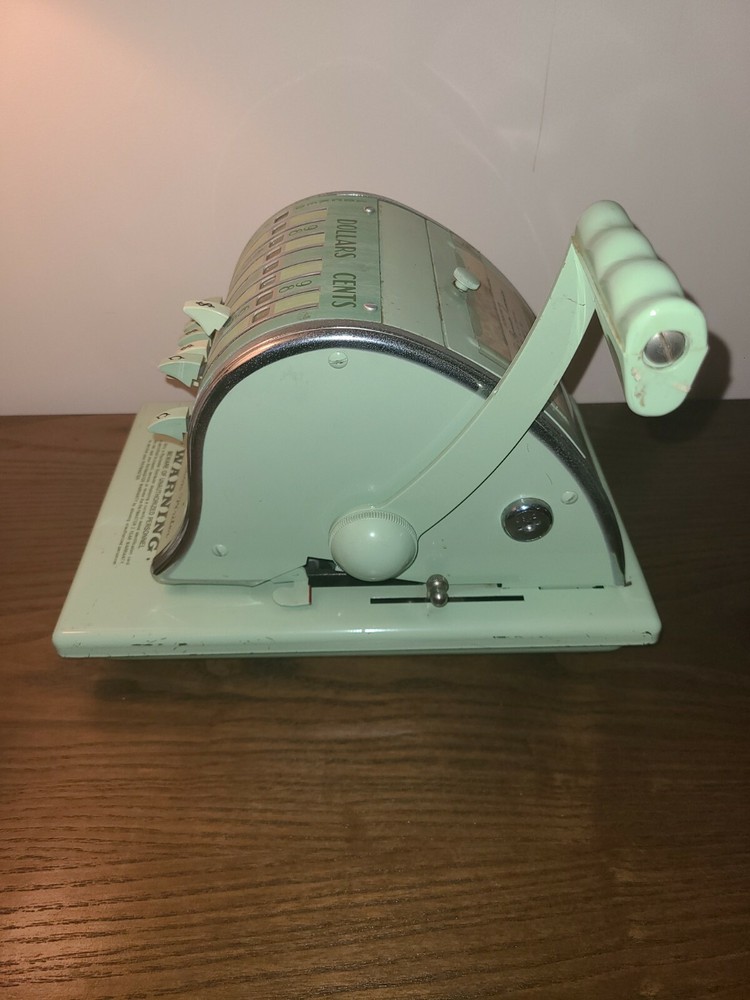 Vintage Paymaster Series MINT Check Writer Machine
