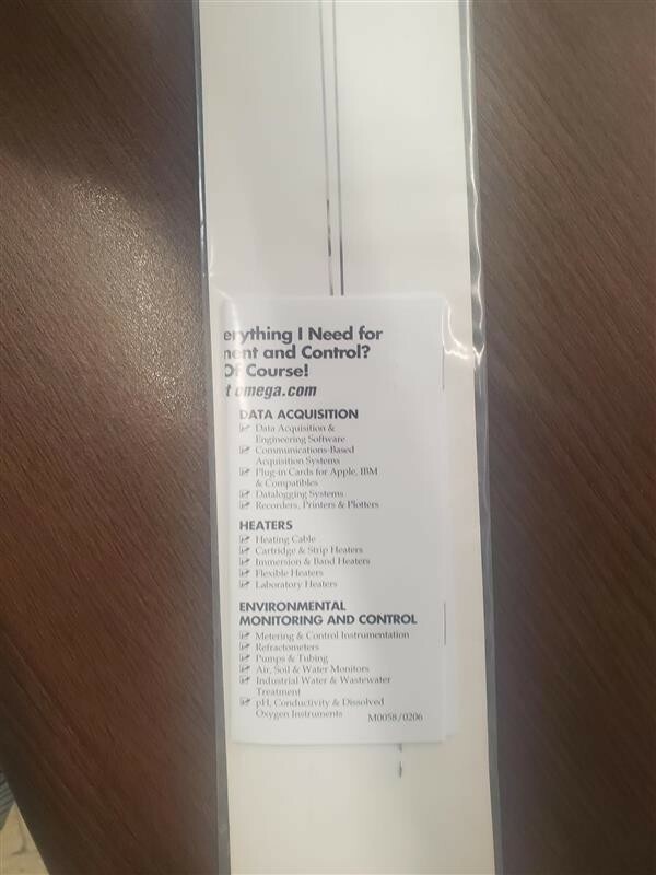 Omega CO2-K-42 Cement-On Polyimide Fast Response Surface Thermocouples