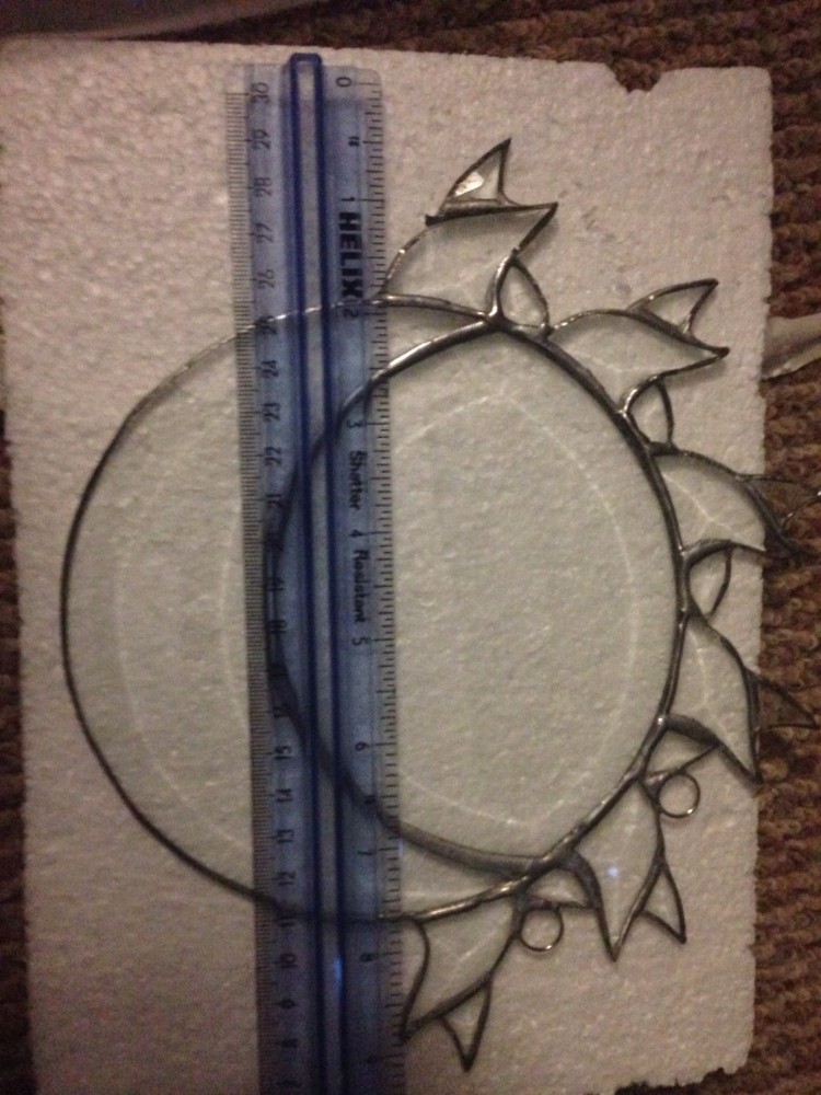 Handmade win and moon suncatcher