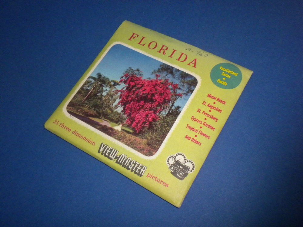 FLORIDA (dated 1953) Viewmaster set sealed