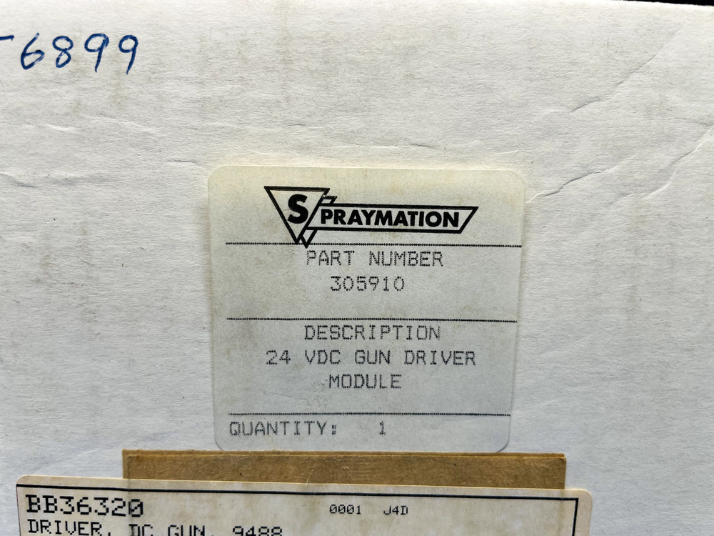 Spraymation 305910 24 VDC GUN DRIVER MODULE - New in Box