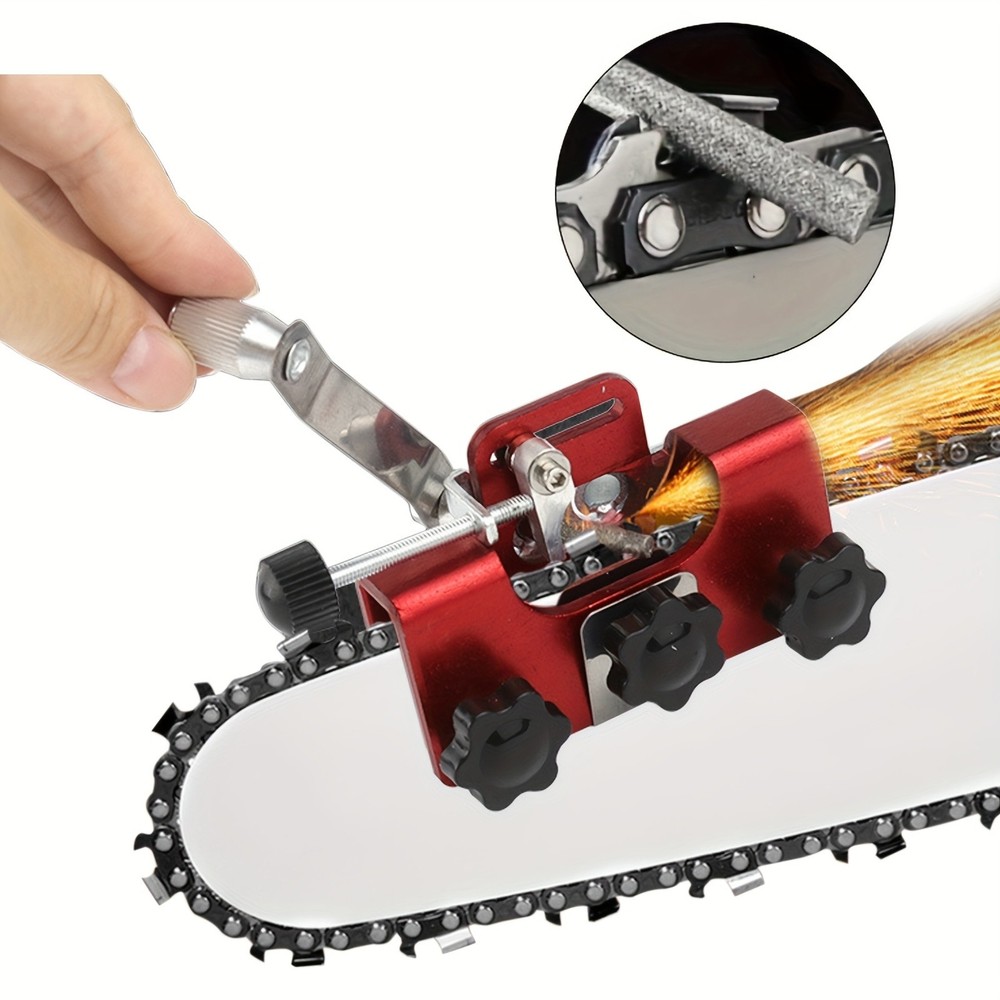 Portable Chain Saw Chain Sharpener-Precision Grinding Tool for Chain Maintenance