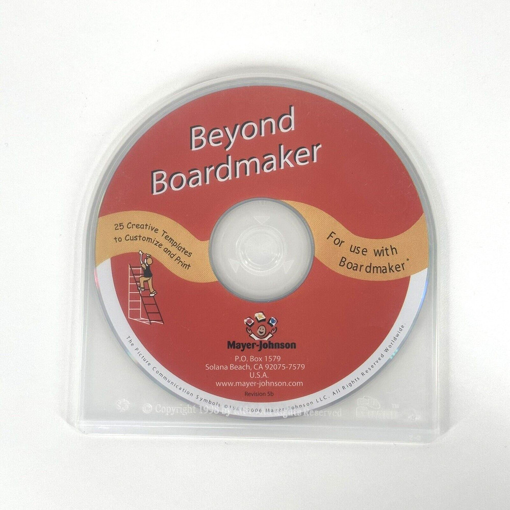 Beyond Boardmaker CD Disc - Mayer-Johnson - New - FREE SHIP