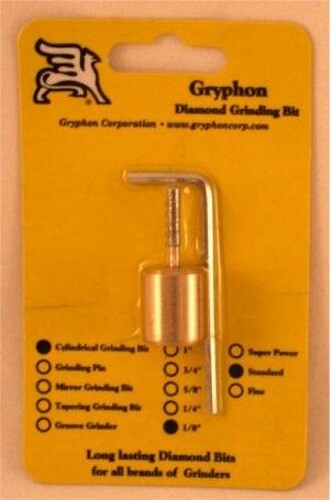 1/8" Diamond Bit for Stained Glass Grinder Gryphon
