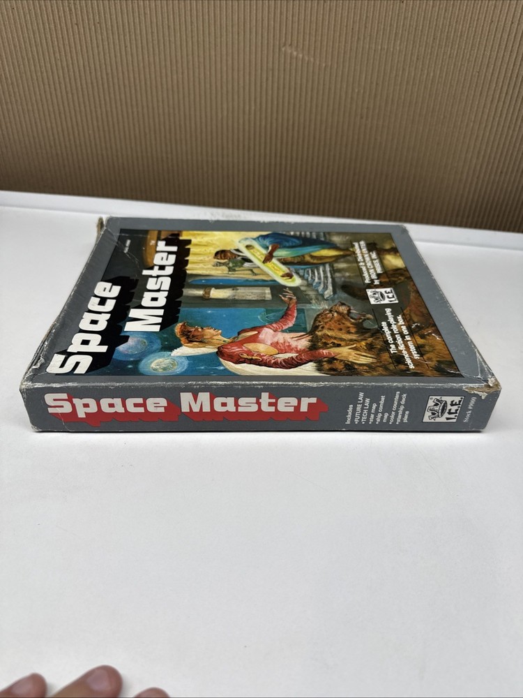 Space Master RPG Core Box Set INCOMPLETE & UNCUT - I.C.E. Iron Crown #9000 -READ