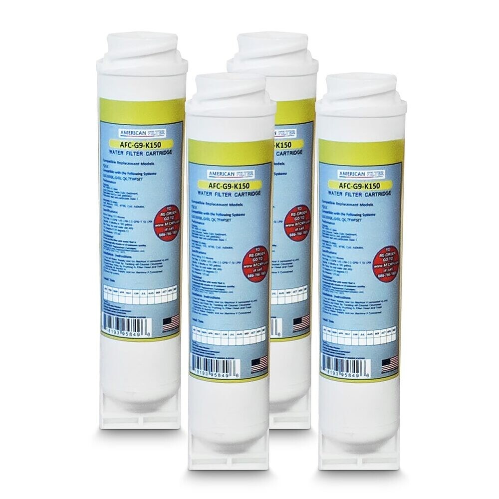 AFC® #AFC-G9-K150, Compatible with GE® FQK1K Water Filter - 4 Pack