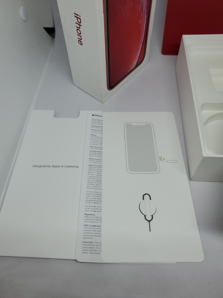 Apple IPhone XR 128gb Red (BOX ONLY + bonus)