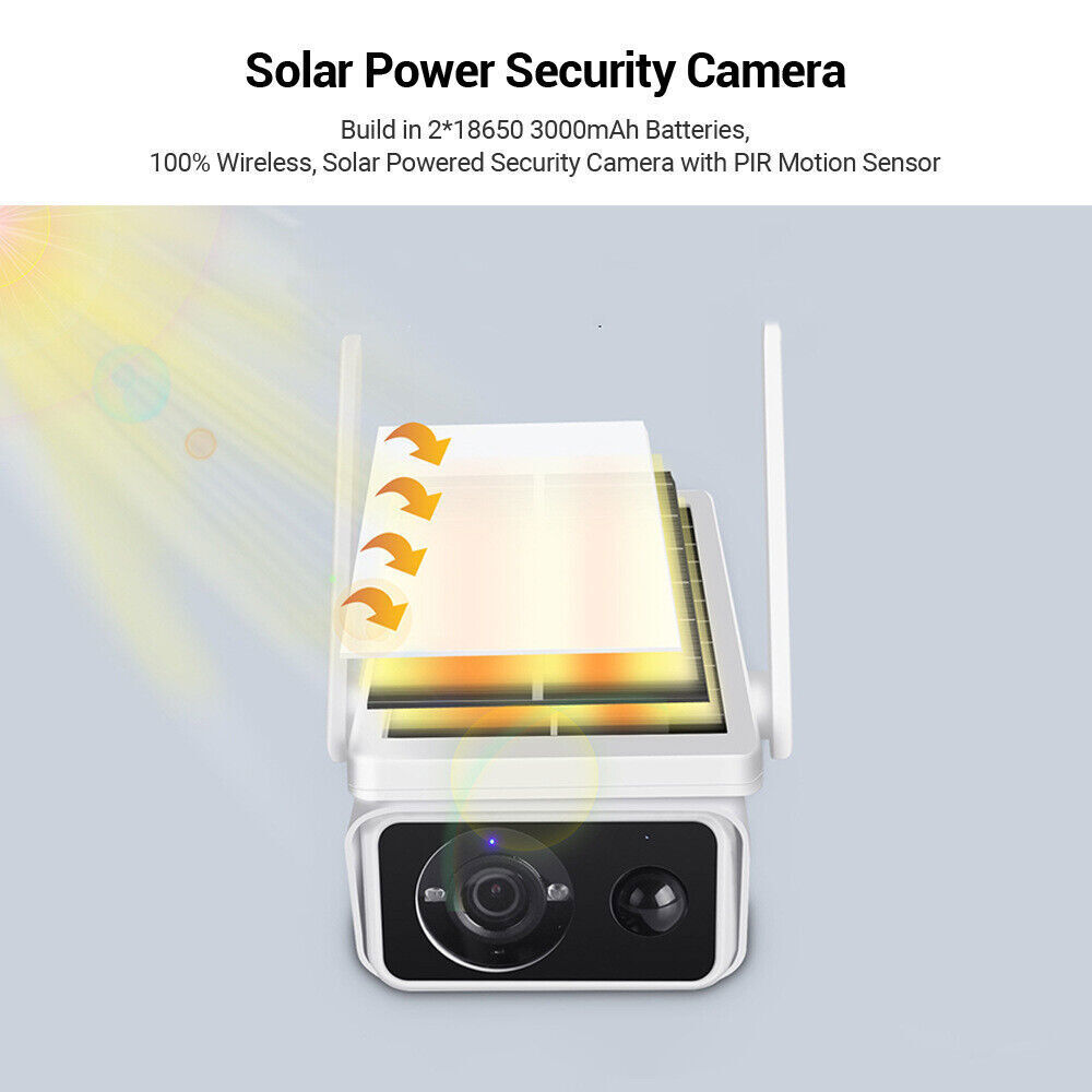 Wireless Solar-Powered Network Camera – Outdoor Security Monitoring Solution