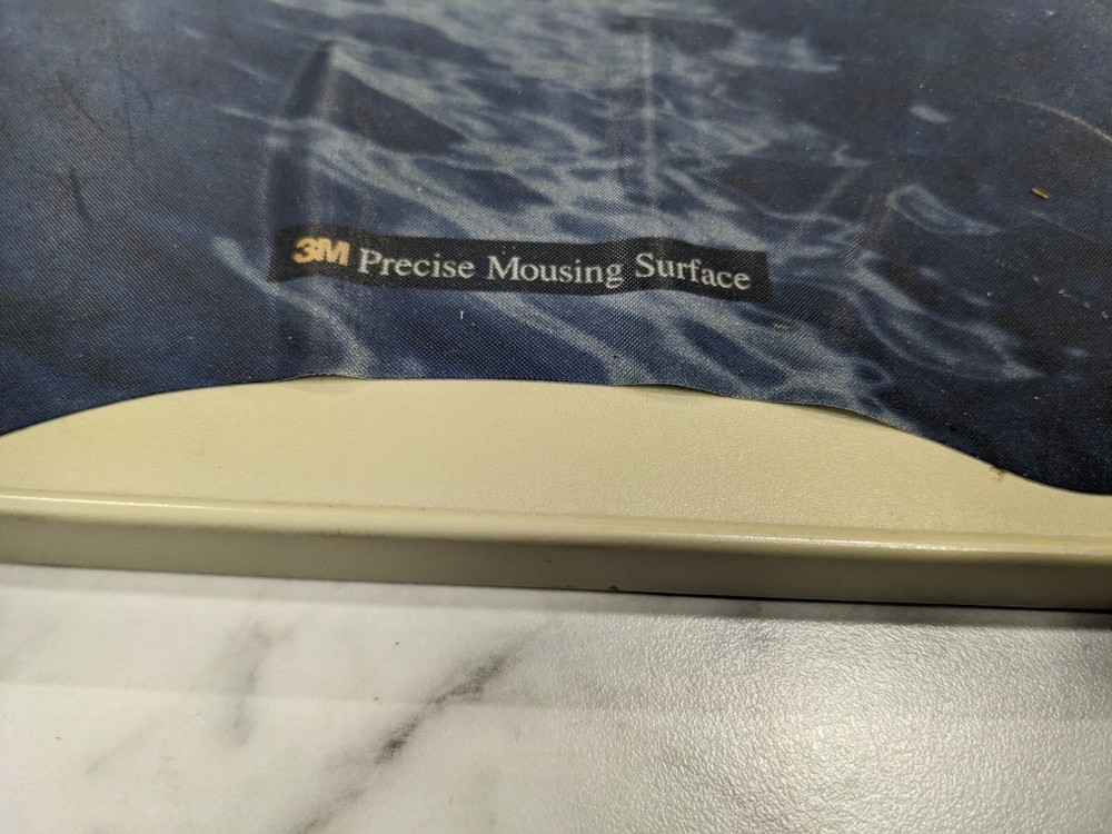 VINTAGE IBM PLASTIC MOUSE PAD 3M PPRECISE MOUSING SURFACE COMPUTER PC ACCESSORY