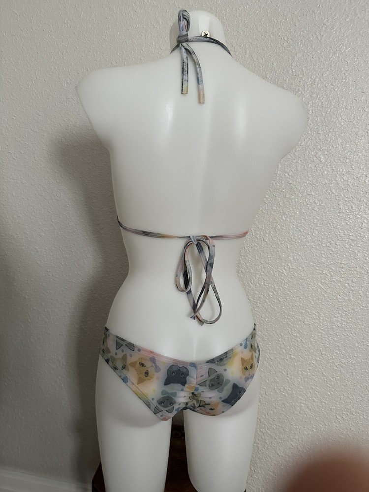 Exotic Dancer Tri Top And Scrunch Butt Booty Short Set