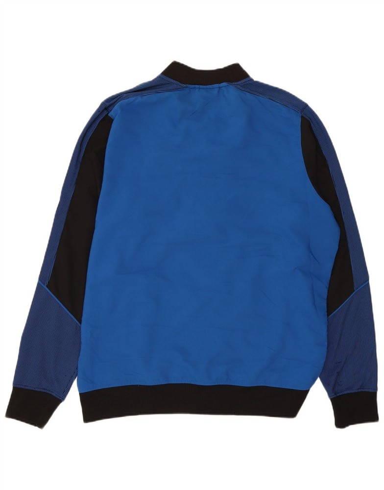 ERIMA Mens Tracksuit Top Jacket Large Blue Colourblock Polyester AE09
