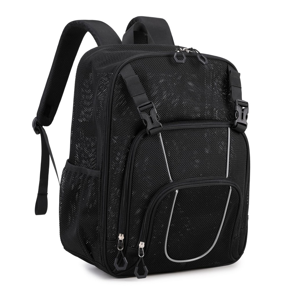 Mesh Backpack Heavy Duty See Through Transparent Backpack for School Large Ca...