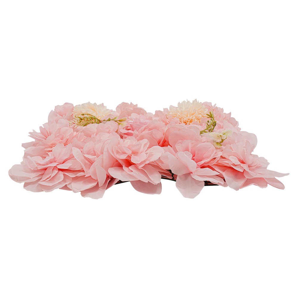 12pcs Artificial Flower Wall Background Silk Rose Mat For Wedding Backdrop Wall