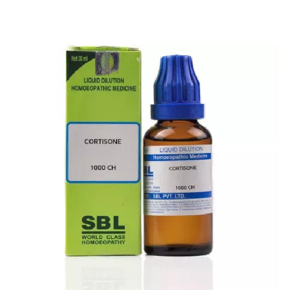 SBL Homeopathic Cortisone Dilution (30ml / 100 ML) Select Potency