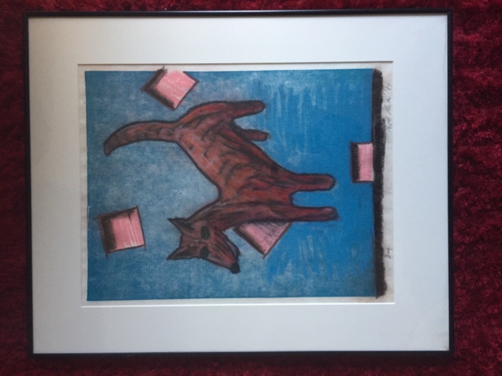 NIGEL WHITE (Australia 1958-) Original pastel drawing