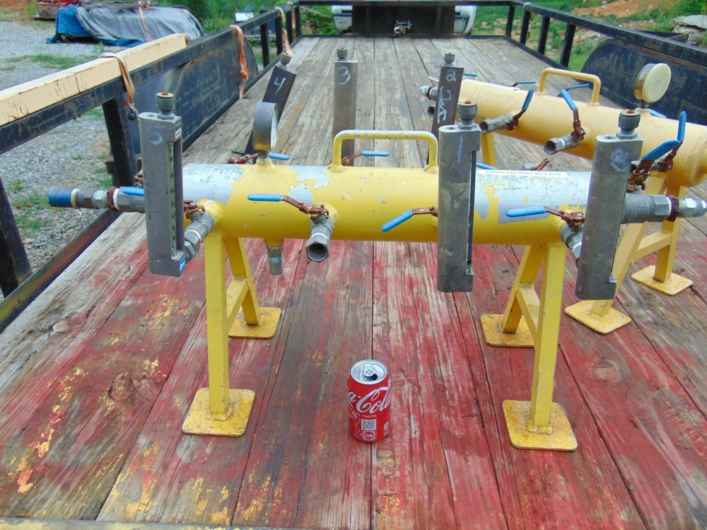 (1) Pneumatic Air Spider Tank Multi-Port for Air Compressor Multi Tools Running