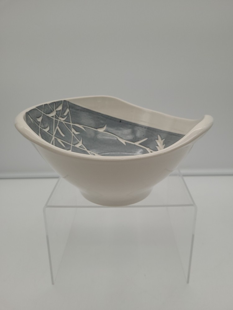 Mandy Henebry Pottery Bowl & Mug Signed Wheaton Grey