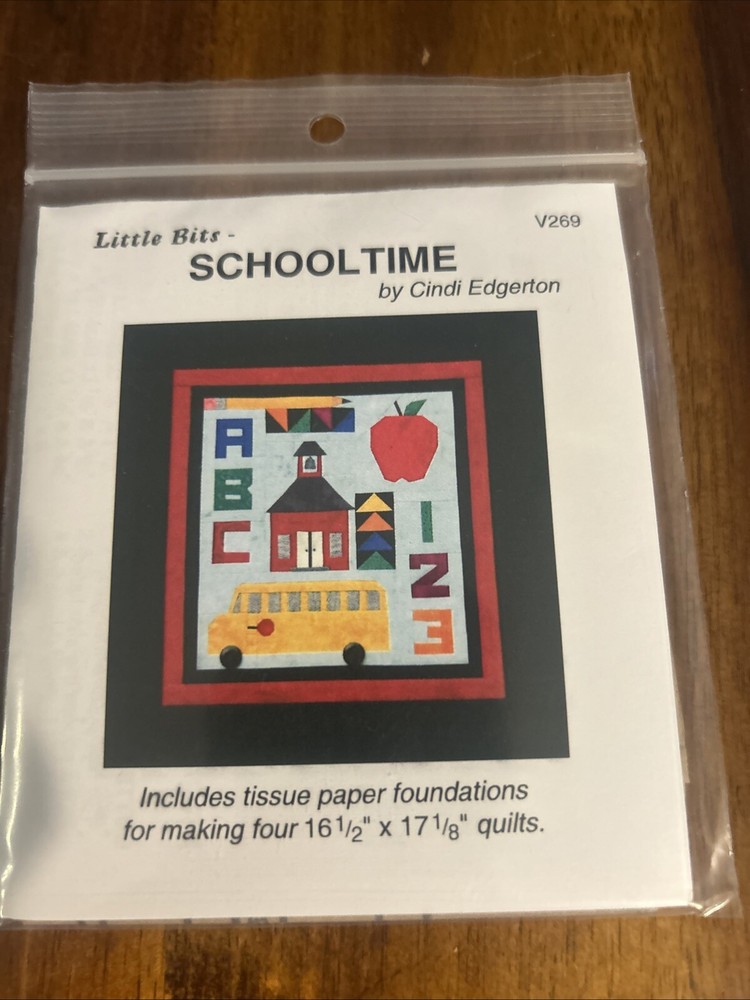 School Time Quilt Patter Little Bits V269