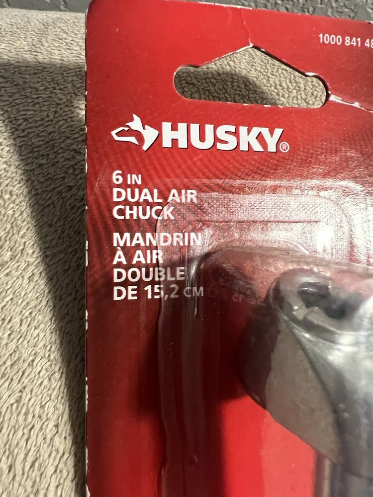 Husky 6 in. Dual Air Chuck