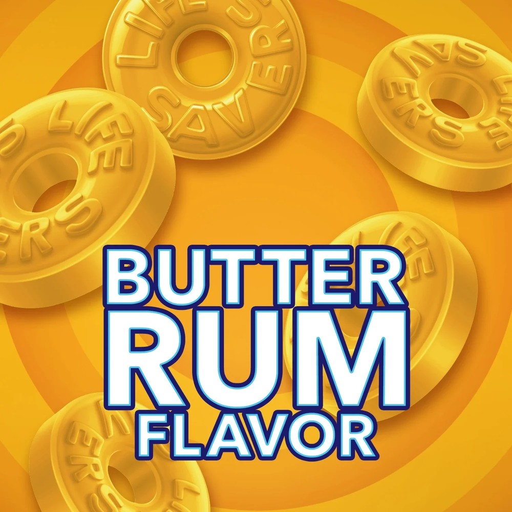 Life Savers Butter Rum Hard Candy Individually Wrapped, Sharing Size