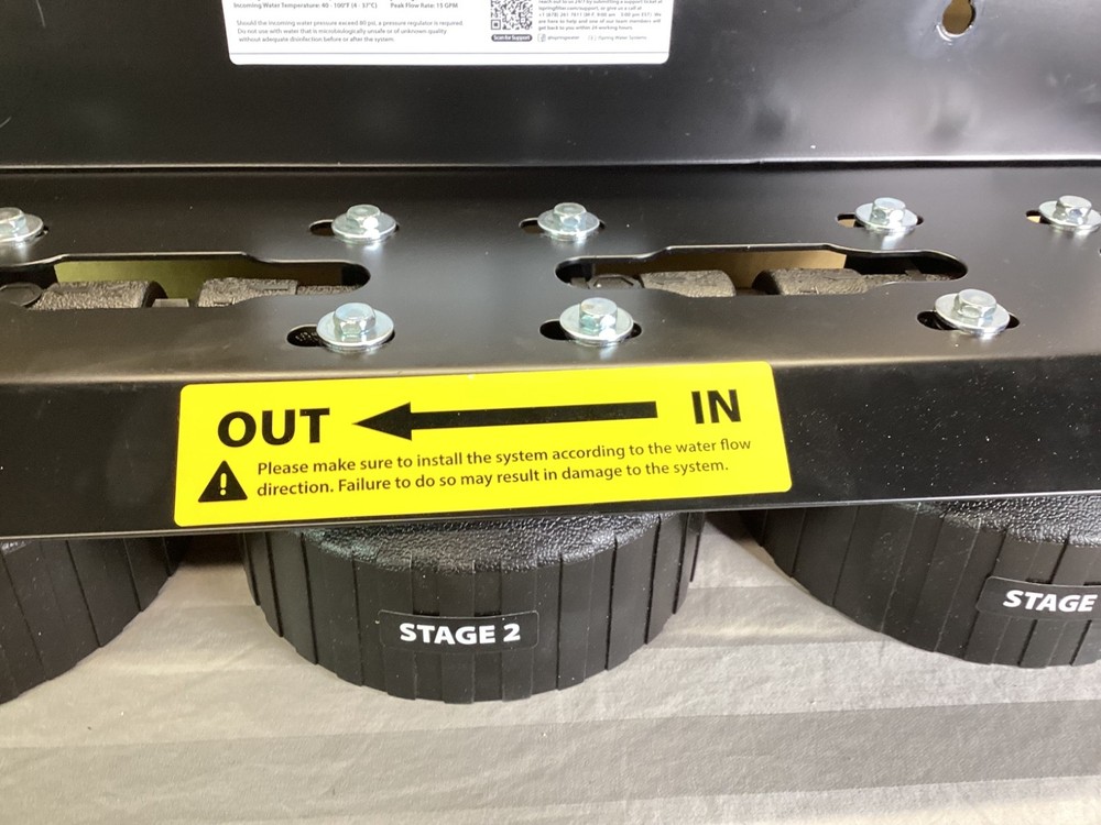 iSpring Whole House Water Filter System WGB32BM - MOUNT WITH 3 LIDS ONLY