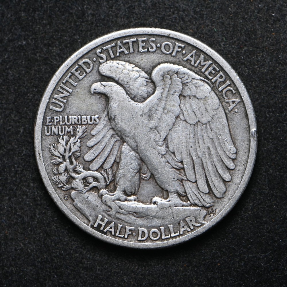 1918-S Walking Liberty Silver Half Dollar (cn16437)