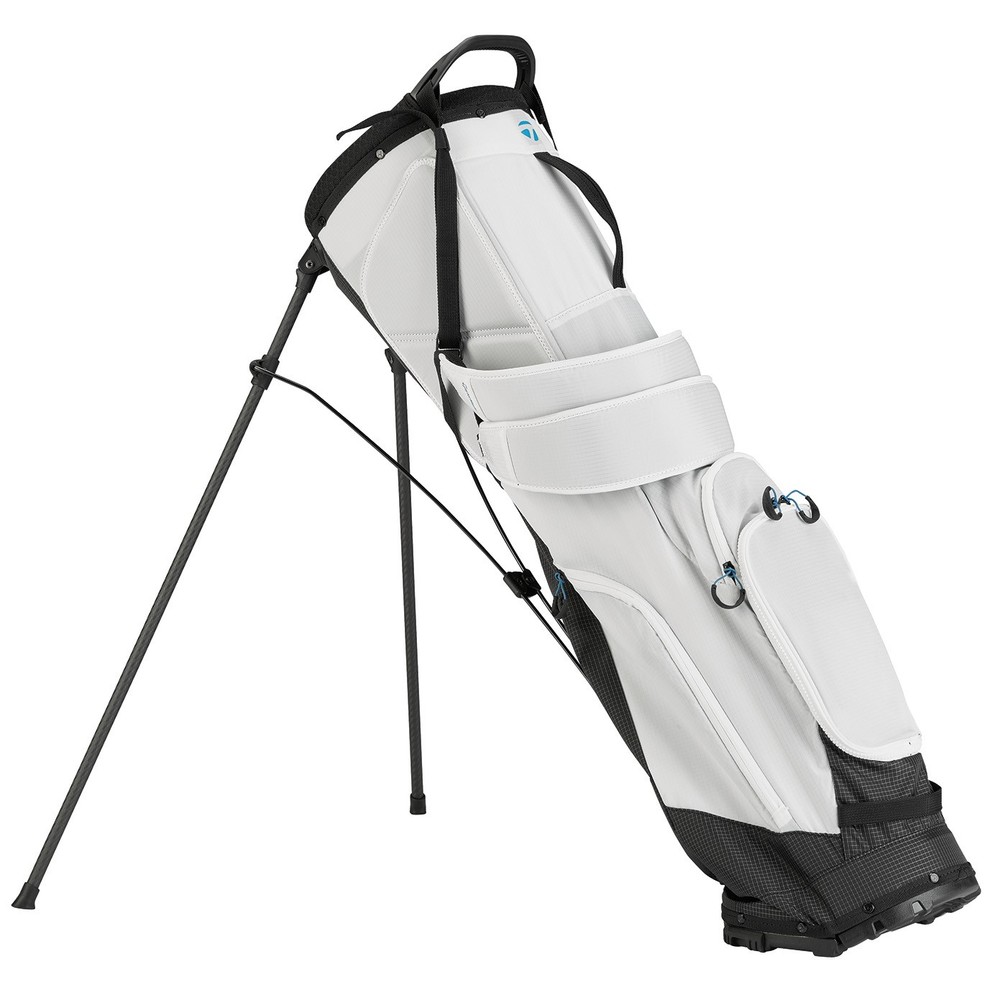 TaylorMade FlexTech SuperLite White Blue Stand Golf Bag