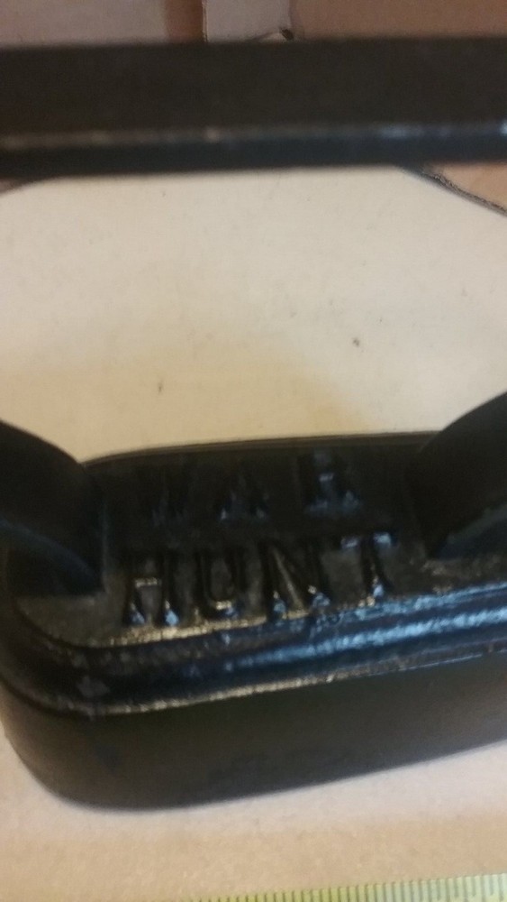 Antique WAR HUNT, Hat Makers Sad Iron, Cast Iron