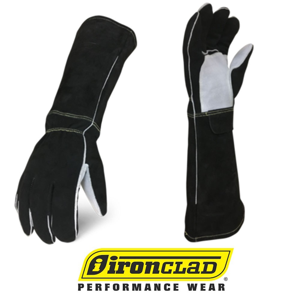 IronClad Stick Welder Premium Elkskin & Leather Welding Gloves - Select Size