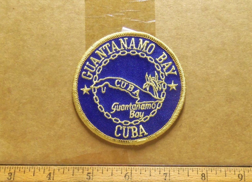 Guantanamo Bay Cuba Embroidered Patch