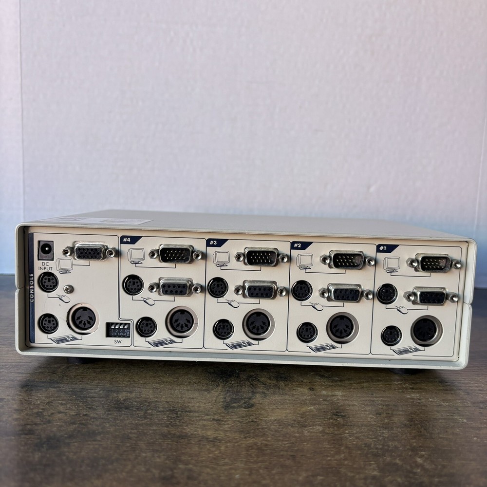 Vintage Protec Bytelan Model KVM/4 Value Switch Keyboard-video-mouse Switch