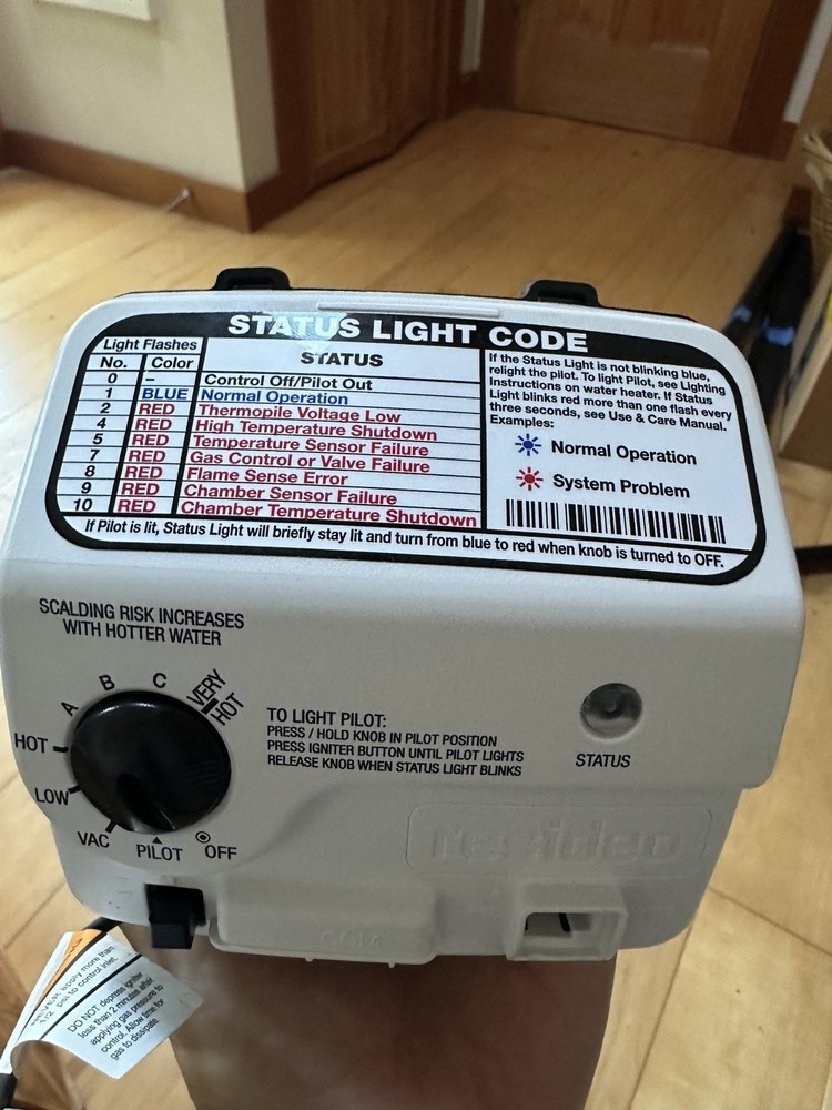 Resideo WV8860C1008 Water Heater Gas Valve Natural Gas AP18385B 32300051-003