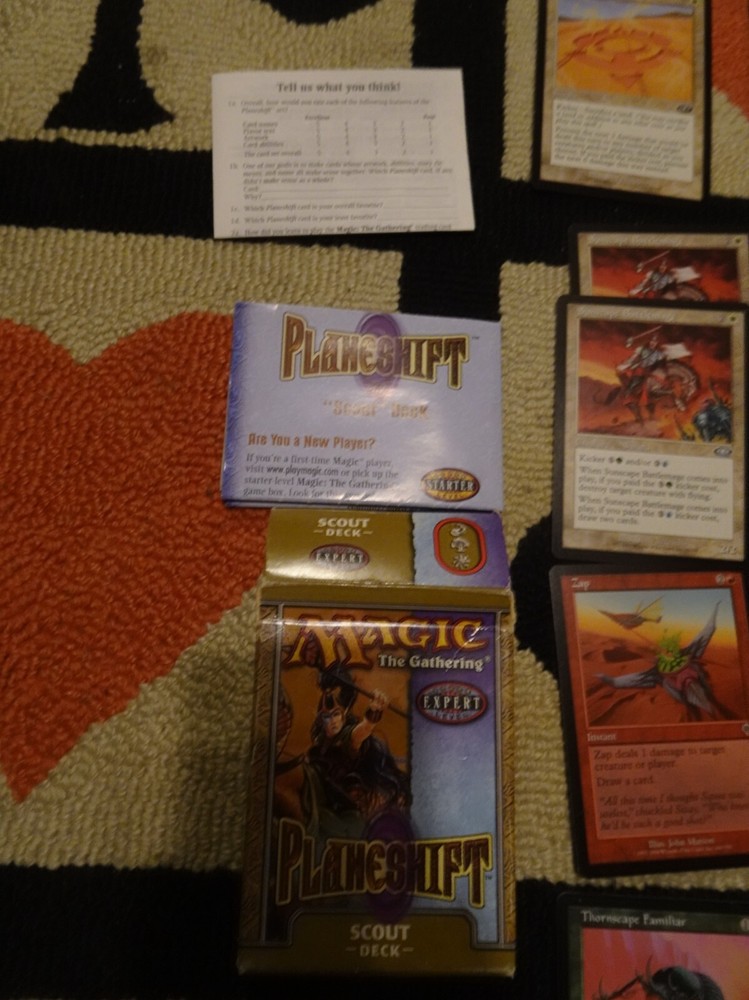 Magic the Gathering Planeshift Scout Deck