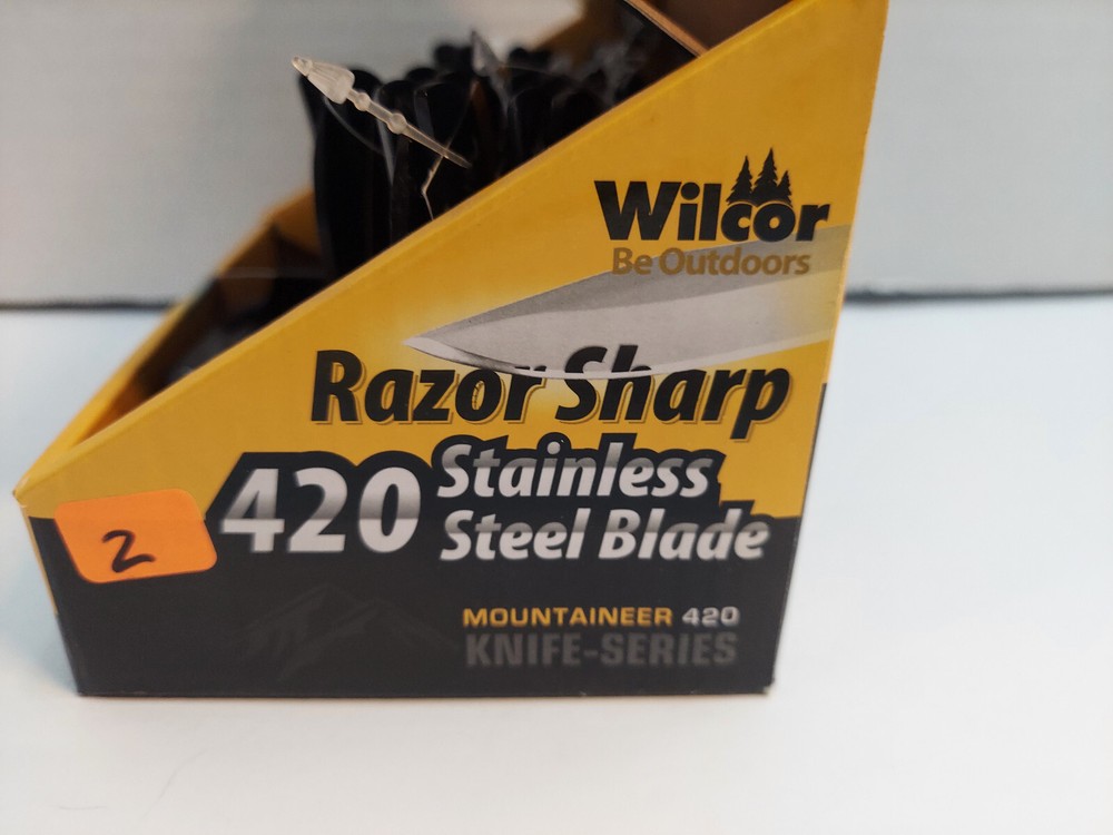 WILCOR KNIVE 3" BLACK BEAR SERIes MSC2995